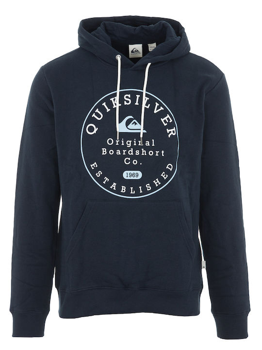 Quiksilver Men's Sweatshirt with Hood Blue