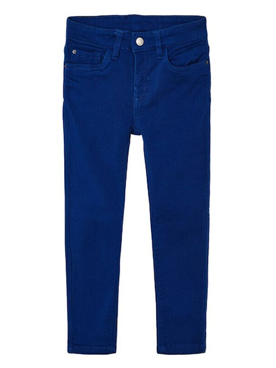 Mayoral Kids' Fabric Pants Blue