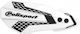 Polisport Motorcycle Protective Hand Guards MX Flow in White Colour