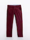 Funky Pantaloni copii din material textil Burgundy