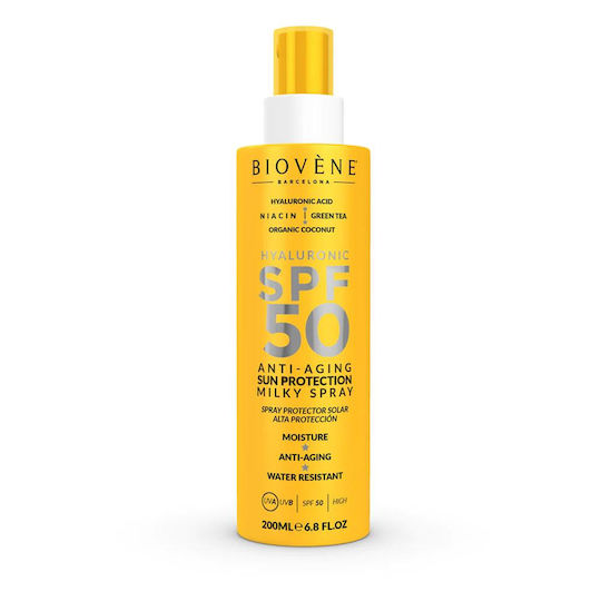 Biovene Хиалуронова Водоустойчива Слънцезащитна Лосион За Тяло SPF50 200мл
