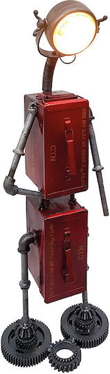 Robot Φωτιστικό Δαπέδου Υ119εκ. Κόκκινο Robot Φωτιστικό Δαπέδου Υ119εκ. Κόκκινο