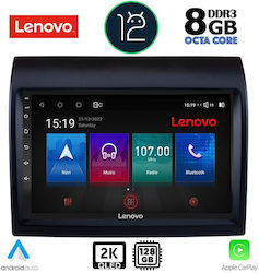 Lenovo Car-Audiosystem für Peugeot Boxer Fiat Ducato Citroen Pullover 2006-2021 (Bluetooth/USB/AUX/WiFi/GPS/Apple-Carplay) mit Touchscreen 9"