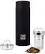 Yoko Μπουκάλι Θερμός Ανοξείδωτο BPA Free 350ml Μαύρο