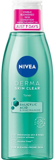 Nivea Derma Skin Clear Flüssiges Gesichtswasser mit Salicylsäure 200ml
