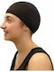 Softee Schwimmkappe Erwachsene aus Polyester Schwarz