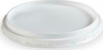 Disposable Cup Lids Dome Lid in White color (100pcs)