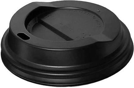 Capac Capacul Sip Lid Pahare De Hârtie 4oz 62mm Negru 200 Buc