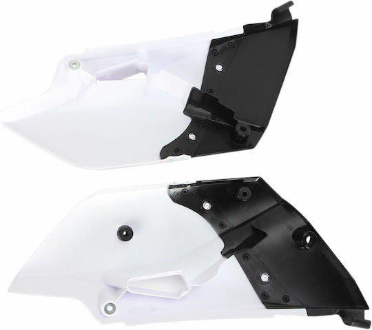 UFO Πλαϊνό Πλαστικό Μοτοσυκλέτας για Yamaha YZ 85 Λευκό