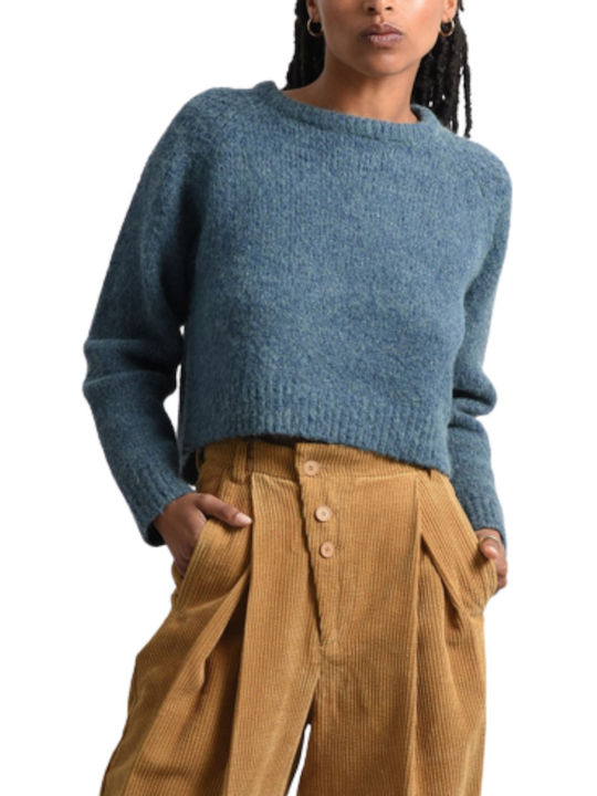 Molly Bracken Women's Long Sleeve Sweater Blue