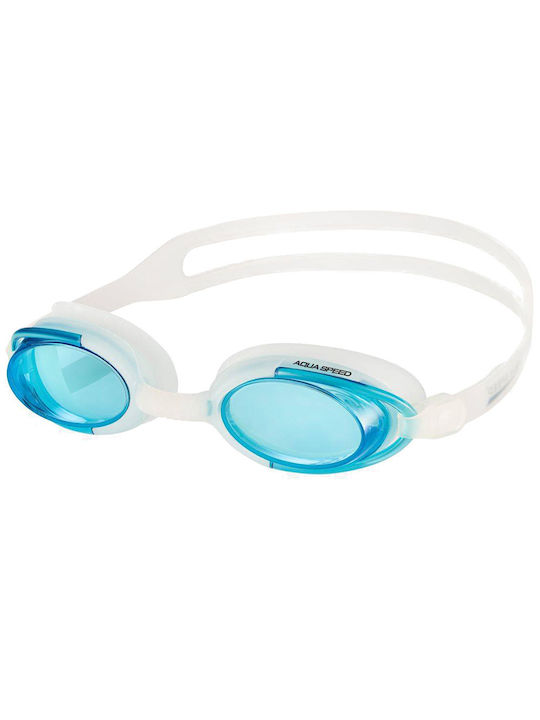 Aquaspeed Malibu Γυαλιά Κολύμβησης Ενηλίκων Λευκά