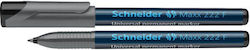 Schneider Maxx 222 Ανεξίτηλος Μαρκαδόρος Μαύρος