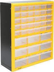 Vorel Συρταριέρα Εργαλείων Plastic with 39 Drawers W47.5xD38xH16cm