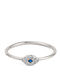 George Art Jewels Γυναικείο Δαχτυλίδι Βεράκι από Ασήμι