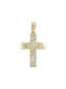 Q-Jewellery Women's Gold Cross 14K