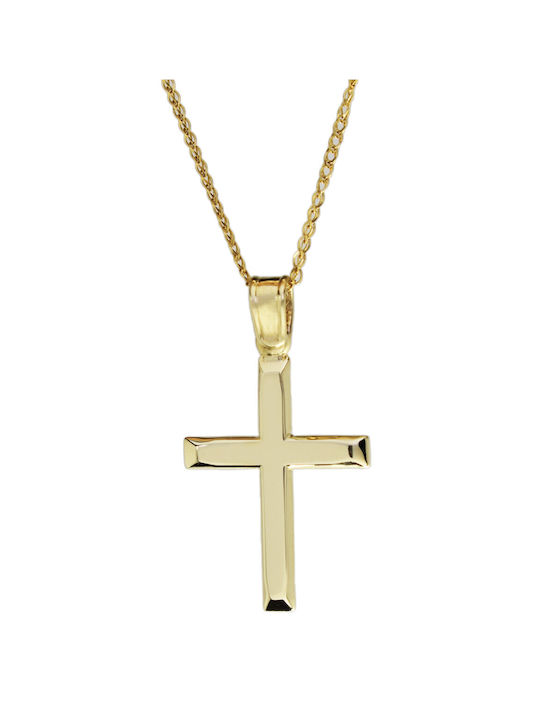 Katsigiannis Herren Gold Kreuz 14K