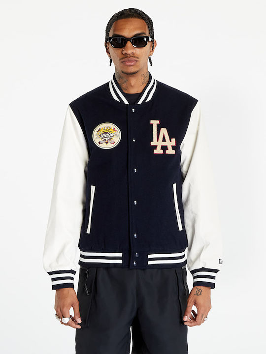 New Era College Winter Jacket Navy Blue