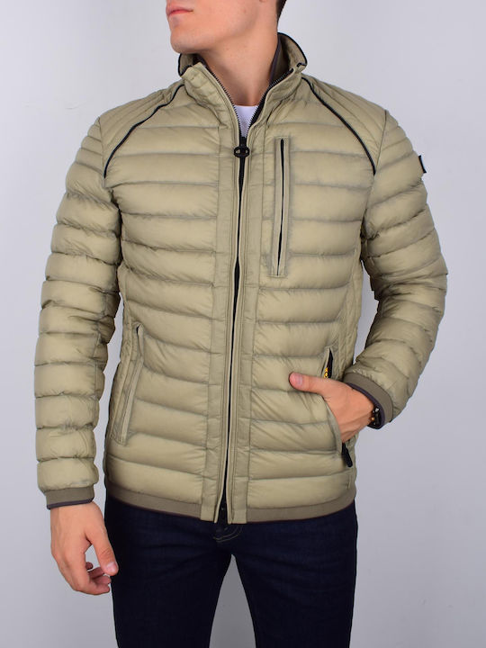 Wellensteyn Men's Winter Puffer Jacket Beige
