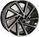 Car Aluminium Wheel 18"x8" ET45 Black Face Machined