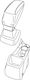 Lampa Car Leather Armrest for Ford C-Max Mercedes-Benz S-Class Black