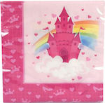 Party Napkins Pink 33x33cm. 20pcs