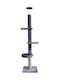 Pet Interest Cat Tower Ονυχοδρόμιο Γατόδεντρο Γκρι Οροφής 4 επιπέδων 60x60x248εκ.