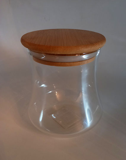 Karvounis Vază Utilizare Generală cu Capac Ermetic Sticlă Transparent 500ml 1 Bucată