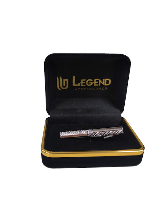 Legend Accessories Legend Krawattenklammer aus Silber Silber