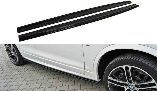 Maxton Design Door Sill Car Sideways Compatible with BMW X4