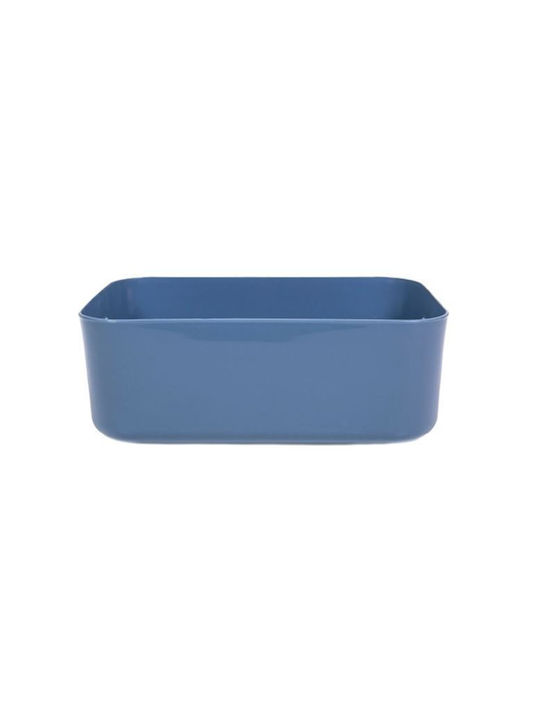 Καλάθι Αποθήκευσης Πλαστικό Μπλε 20.5x14x7.3cm Καλάθι Αποθήκευσης Πλαστικό Μπλε 20.5x14x7.3cm