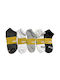 4teen-4ty Men's Solid Color Socks Gray 12Pack