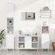 vidaXL Bathroom Cabinet L80xW33xH60cm White