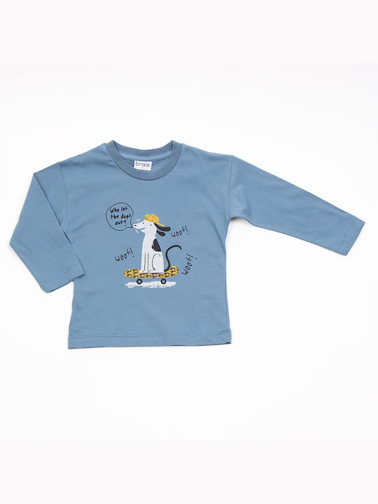 Trax Kids Blouse Long Sleeve Turquoise