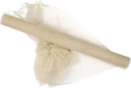 roll Tulle for Wedding Favors Ecru 1pcs