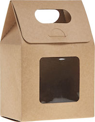 La Vie En Rose Paper Box for Wedding Favors Beige 1pcs