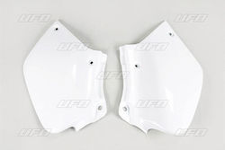 UFO Πλαϊνό Πλαστικό Μοτοσυκλέτας για Honda XR Λευκό