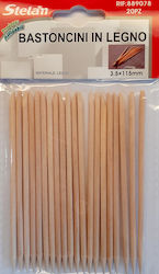 Stelan Bastelhölzer 20Stück in Beige Farbe