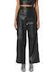 Daisy Damen Stoff Hose Schwarz
