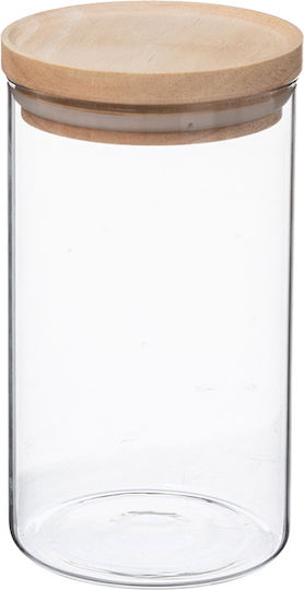 5Five Vase Allgemeine Verwendung mit luftdichtem Deckel Glas Transparent 1000ml 5Five Vase Allgemeine Verwendung mit luftdichtem Deckel Glas Transparent 1000ml