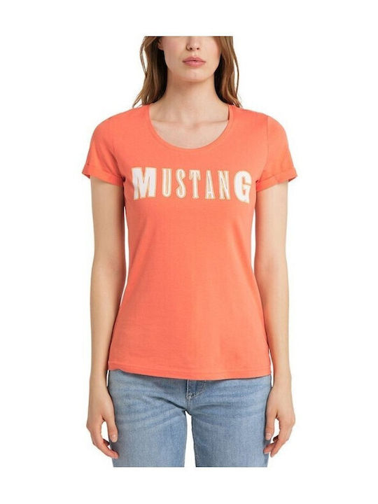 Mustang Γυναικείο T-shirt Ροζ