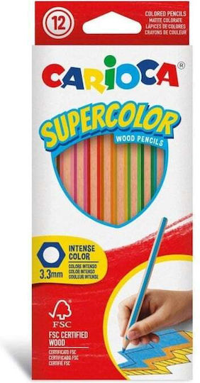 Carioca SUPERCOLOR Ξυλομπογιά Ασημί