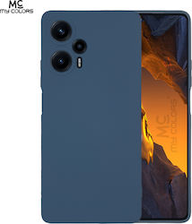Sonique Umschlag Rückseite Silikon Dark Blue (Poco F5 / Redmi Note 12 Turbo)