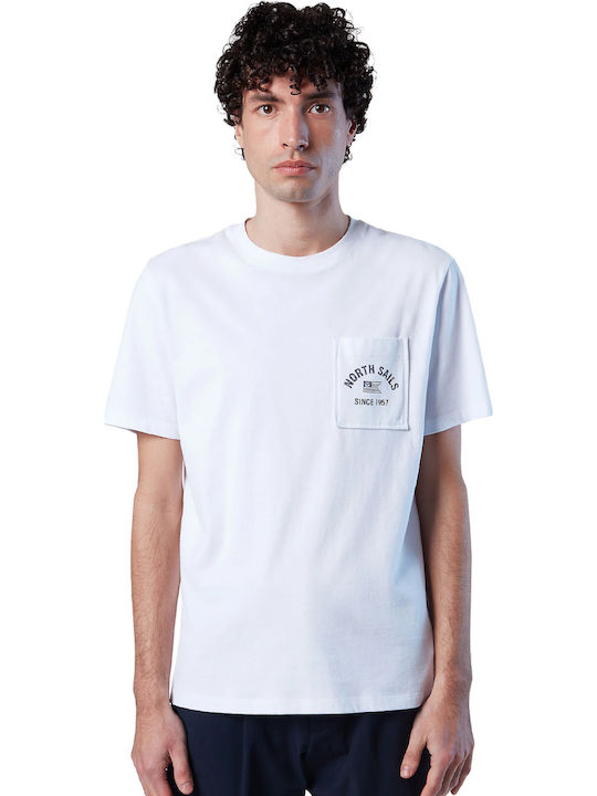 North Sails T-shirt Λευκό