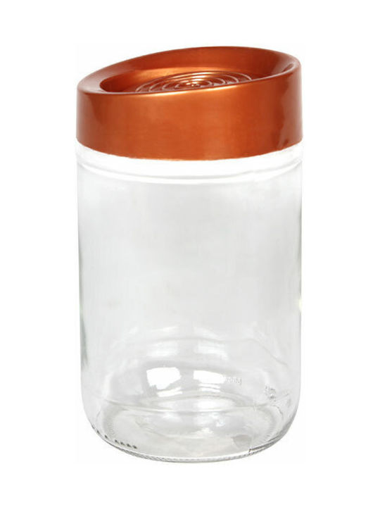 TnS Glass General Use Vase with Lid Χαλκός 660ml