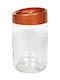 TnS TnS Allgemeine Verwendung Glas Vasen mit Deckel Kupfer 660ml