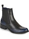 Damen Oxford-Stiefeletten Marineblau