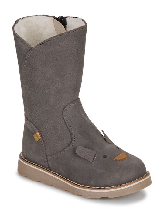 Kinderstiefel mit Reißverschluss Gray