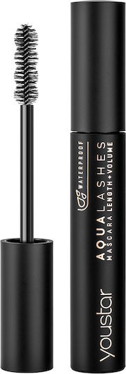 Youstar Aqua Lashes Waterproof Mascara for Length & volume Turquoise 14ml