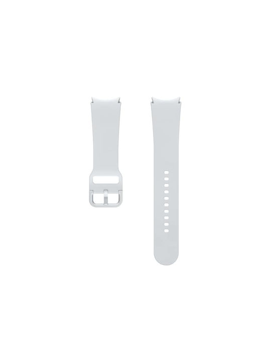 Samsung Sport Band (M/L) Λουράκι Σιλικόνης Ασημί (Galaxy Watch6 / Watch6 Classic)