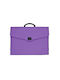 Exas Paper Plastic Drafting Bag with Handle 38x5x28cm Purple